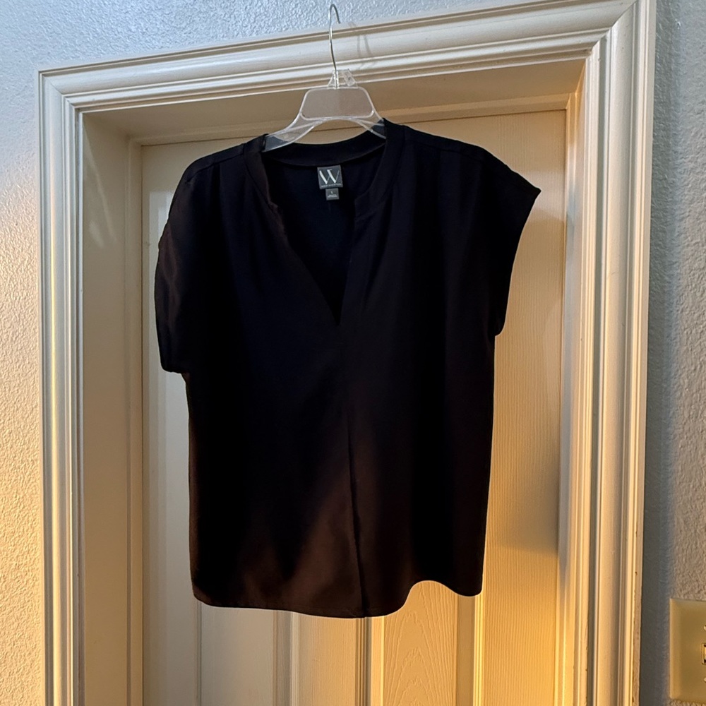 Worthington Classic Black Blouse